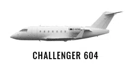 Picture shows a Challenger 604 private jet operated by FAI rent-a-jet